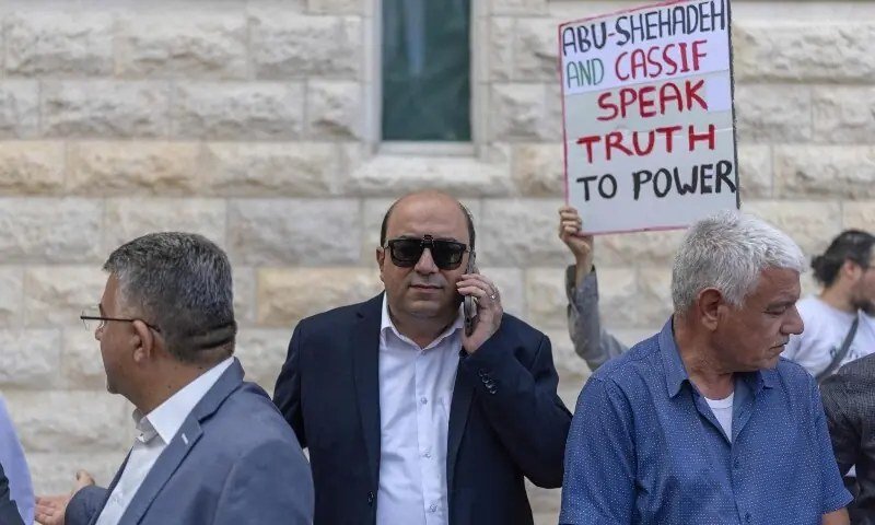 Arab-Israeli politician Abu Shehadeh withdraws from election after court signals disqualification Sami Abu Shehadeh at the Supreme Court; Abu Shehadeh withdraws election candidacy