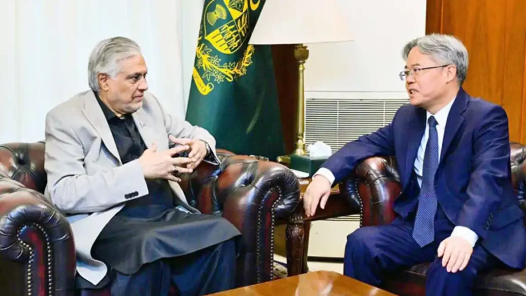 Dar, Chinese Envoy Review CPEC Progress Ishaq Dar and Jiang Zaidong - Dar Chinese envoy CPEC