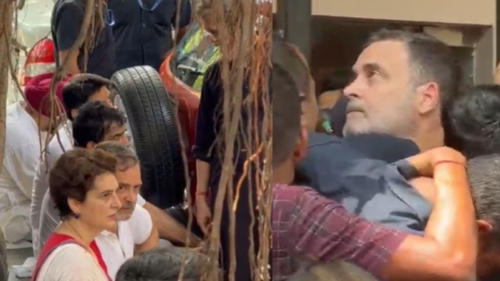 Rahul Gandhi Detained Briefly as Opposition Marches on Election Commission in Delhi Rahul Gandhi detained by Delhi Police as Priyanka Gandhi Vadra joins a sit-in during the opposition march to the Election Commission