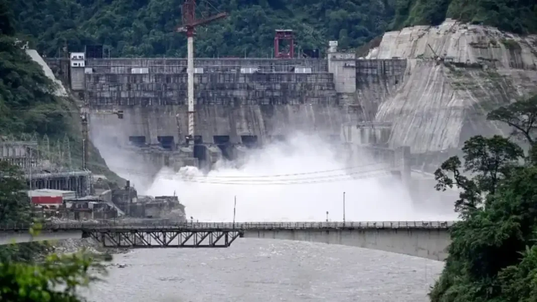 India Dam Protest Turns Violent in Arunachal A hydropower dam under construction amid an India dam protest over the Siang project