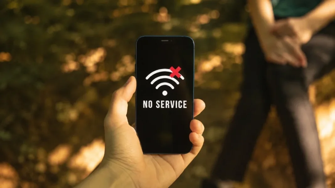 PTA Mobile Network Issues Found at 166 Sites PTA mobile network issues: a phone showing no service