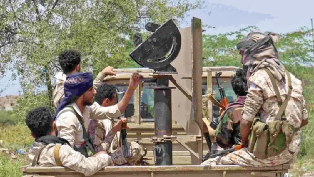 Saudi-led coalition says it intercepted 11 Houthi drones and a ballistic missile