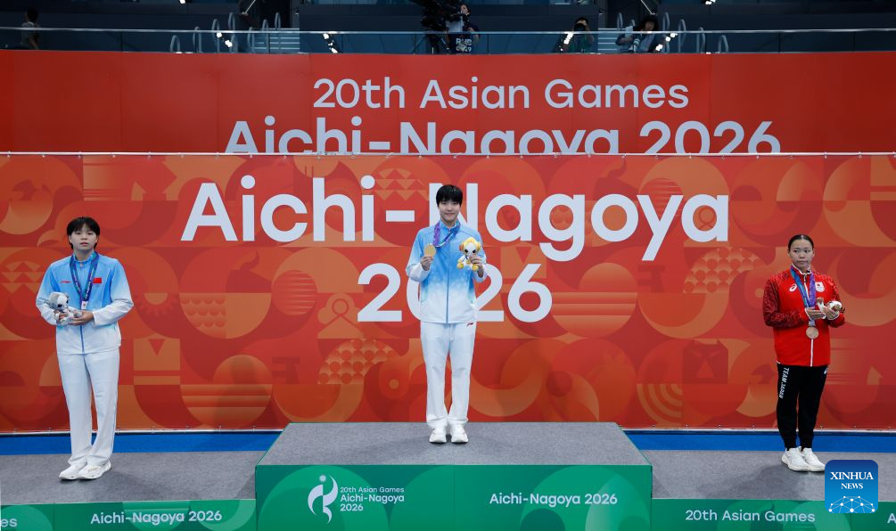 Asian Games 2026 Closing Ceremony Ends a Fortnight of Records, Rain and Rancour Yu Zidi celebrates gold at the Asian Games 2026 closing ceremony
