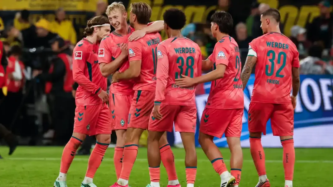 Fuellkrug’s stoppage-time header earns Bremen dramatic 2-2 draw at Dortmund