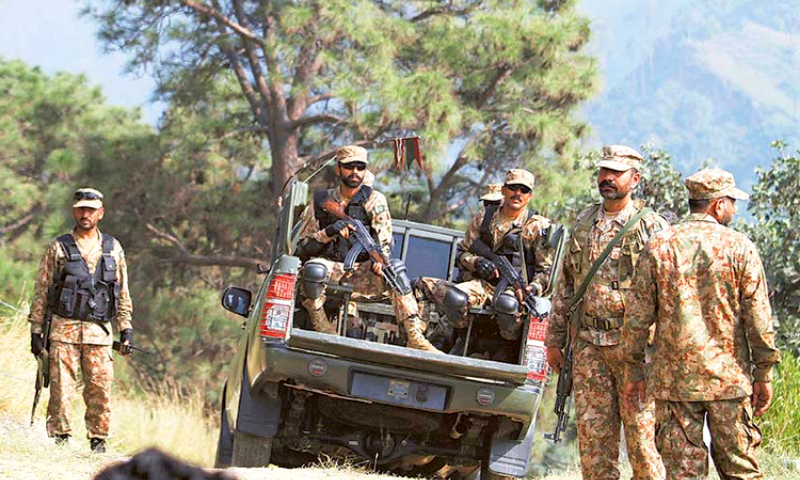 DI Khan Operation: Eight Terrorists, Three Commanders Killed Pakistani soldiers during the DI Khan operation against Fitna al-Khawarij terrorists