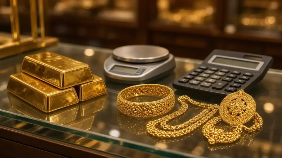 Gold Price Falls Rs1,600 to Rs439,036 Per Tola in Pakistan Gold bars and jewellery: gold price Pakistan falls to Rs439,036 per tola