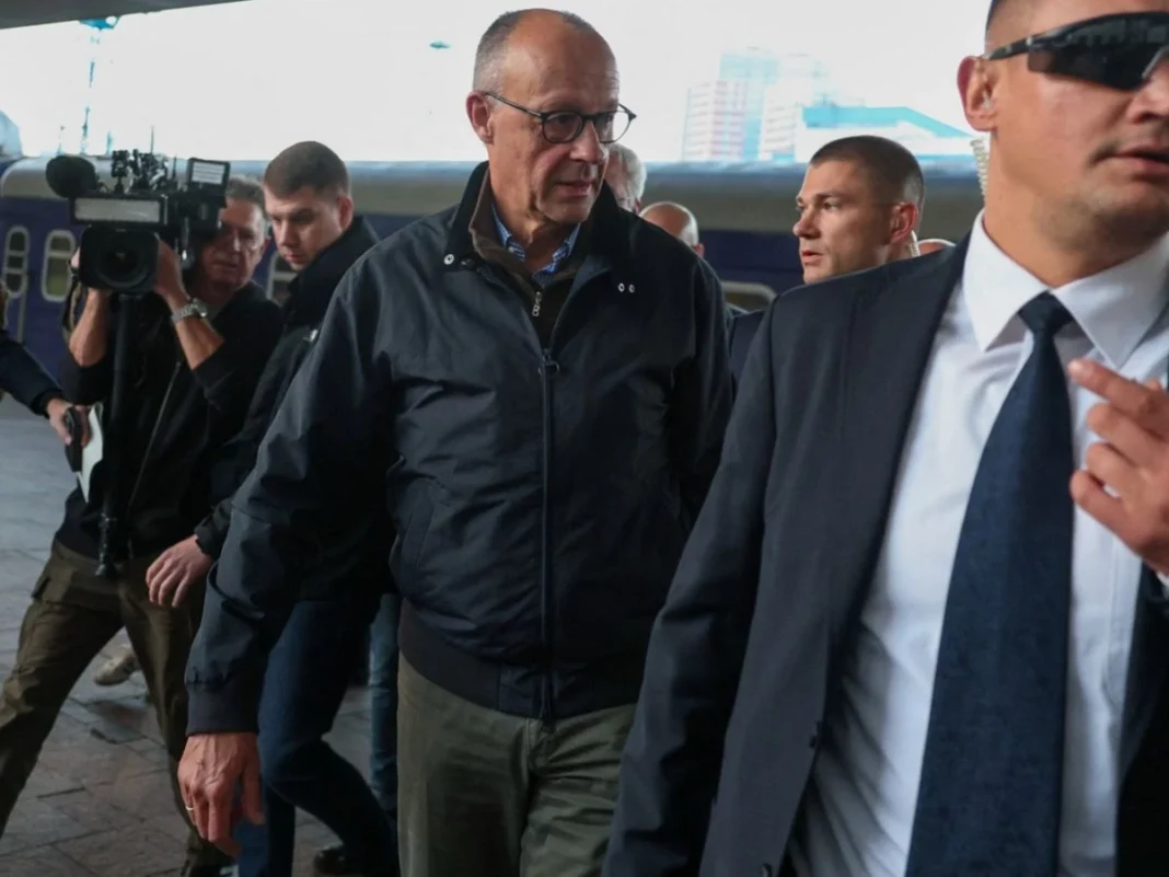 Friedrich Merz lands in Kyiv with drone deal and €1.35 billion aid package Friedrich Merz arriving in Kyiv for defence and aid talks