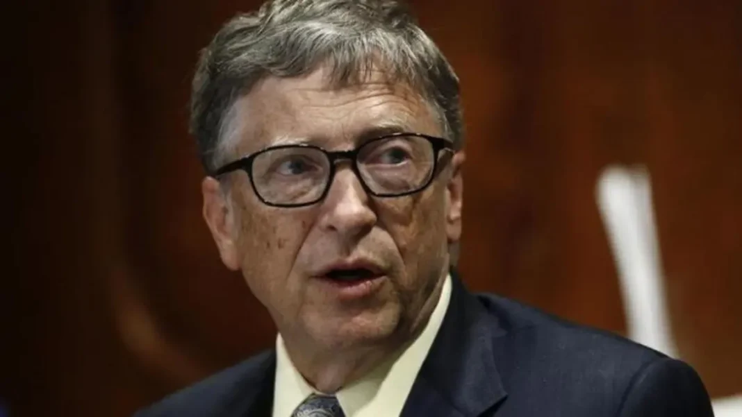 Bill Gates Warns AI Could Bring 20 Years of Turmoil Bill Gates AI warning: Bill Gates speaking at a news conference