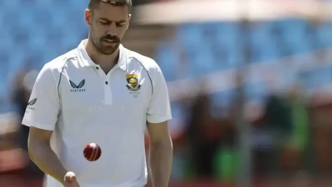 Nortje Ruled Out of Deciding Test Against Australia Nortje ruled out third Test: Anrich Nortje bowling for South Africa