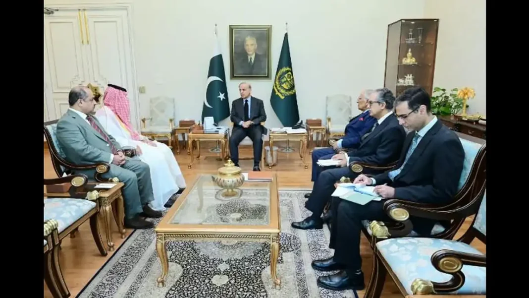 PM Shehbaz Reaffirms Support for Saudi Arabia PM Shehbaz Sharif meeting Saudi ambassador
