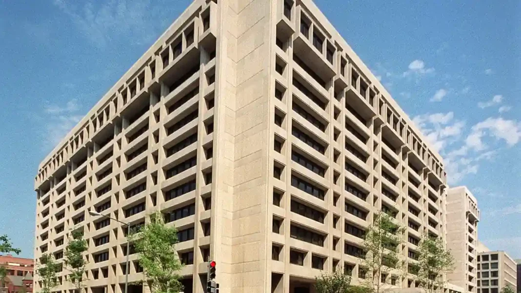 IMF Tells Developing Countries to Cut Spending as Iran War Energy Shock Bites The IMF headquarters in Washington DC as the Fund issued its cut spending warning for developing countries