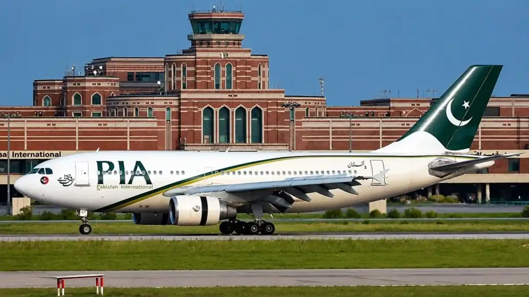 PIA Fleet Expansion: Four Aircraft From November A PIA aircraft at Lahore airport - PIA fleet expansion