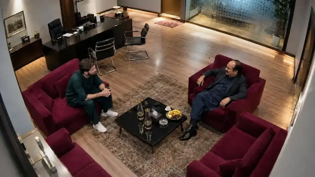 Shaheen Afridi meets PM Youth Program chief to boost sports in KP Shaheen Afridi with PM Youth Program Chairman Rana Mashhood Ahmad Khan - Shaheen Afridi PM Youth Program