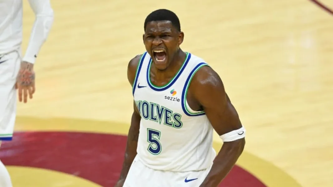 Edwards to Miss Up to Two Months After Knee Surgery Anthony Edwards celebrates — Anthony Edwards knee surgery