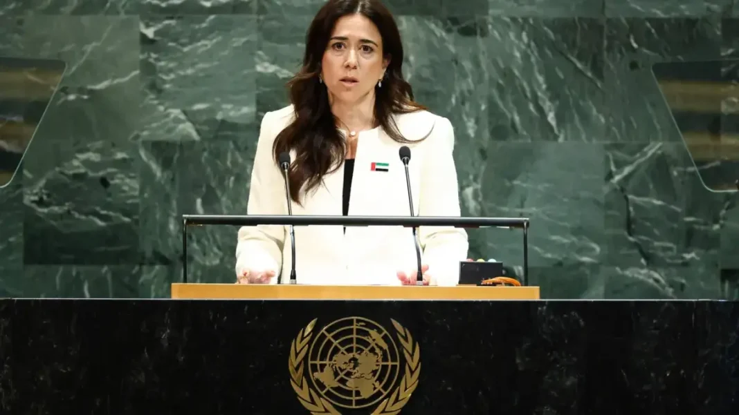 UAE Diplomat Lana Nusseibeh Emerges as Frontrunner for UN Top Job Lana Nusseibeh UN bid: Lana Nusseibeh speaking at the United Nations