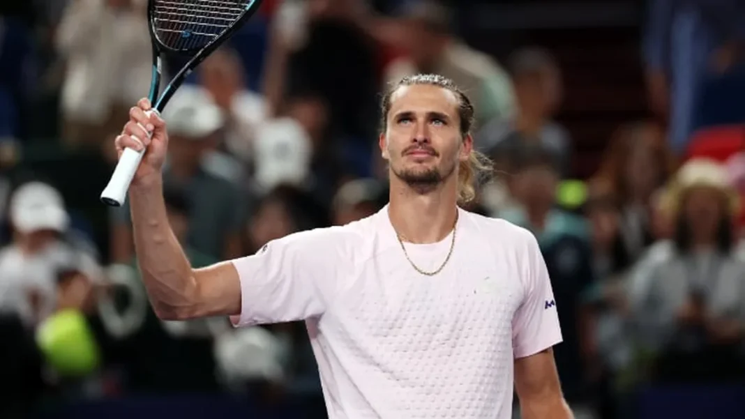 Alexander Zverev Secures Year-End World No 1 After Alcaraz Shanghai Exit year-end world No 1: Alexander Zverev celebrates at the Shanghai Masters