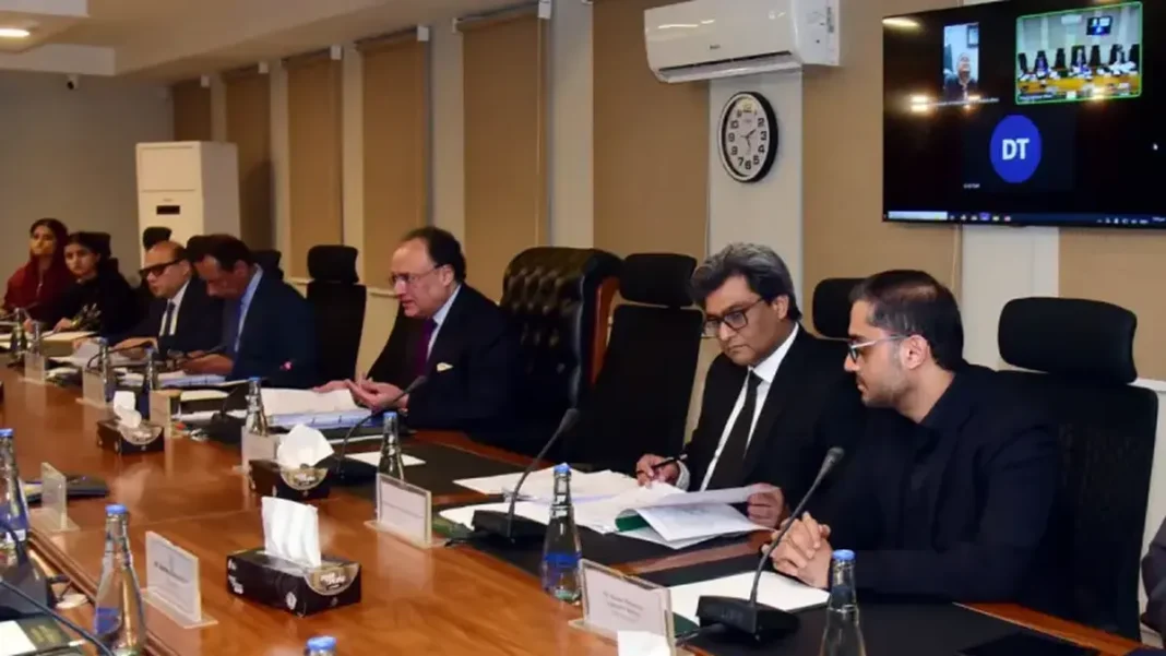 Pakistan Revives Dormant Clean Environment Fund Government officials at a meeting, Pakistan Clean Environment Fund