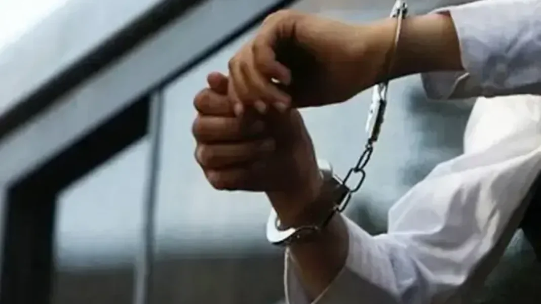 Islamabad Court Hands Police Five-Day Remand of Main Suspect in Student Visa Case Islamabad visa fraud case: a suspect in handcuffs, in a file photo