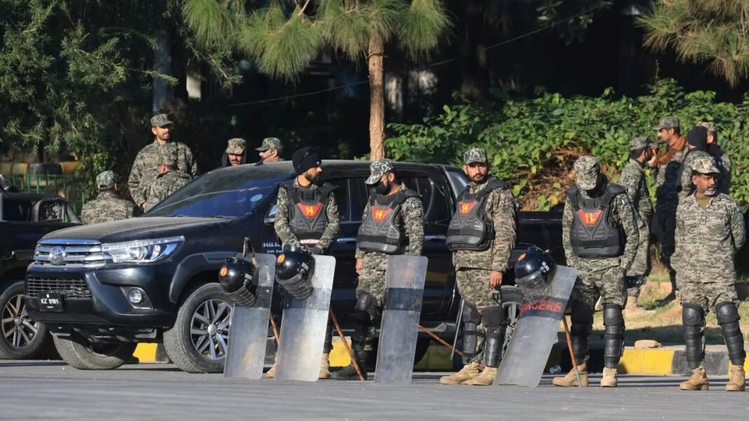 Islamabad Seeks 10-Day Extension of Rangers Deployment Until October 15 Rangers deployment in Islamabad: Pakistan Rangers personnel on security duty in the capital