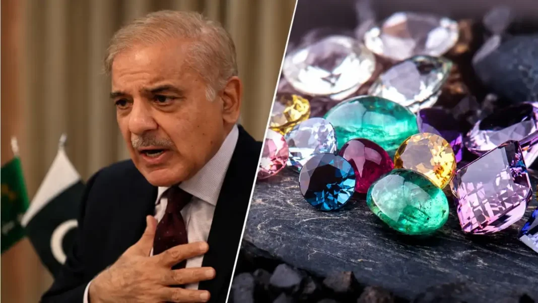 PM Shehbaz Orders ‘Brand Pakistan’ Gemstone Strategy and Centres of Excellence Pakistan gemstone sector Brand Pakistan: PM Shehbaz Sharif and cut gemstones