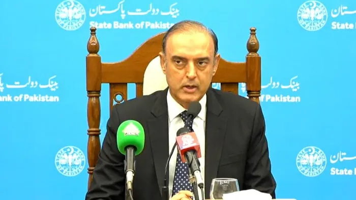 SBP Policy Rate Rises to 12% in 50bps Hike SBP Governor Jameel Ahmed speaks at a press conference in Karachi about the SBP policy rate.