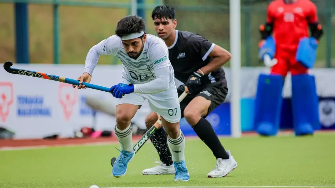 Pakistan Outplay Canada 6-2 in Second Sultan of Johor Cup Match Pakistan Canada Sultan of Johor Cup — Pakistan players in action