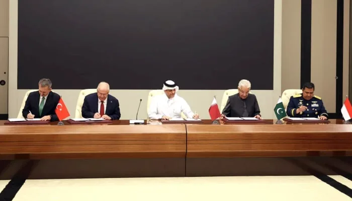 Pakistan, Qatar, Turkiye, Indonesia sign Badr defence pact in Doha