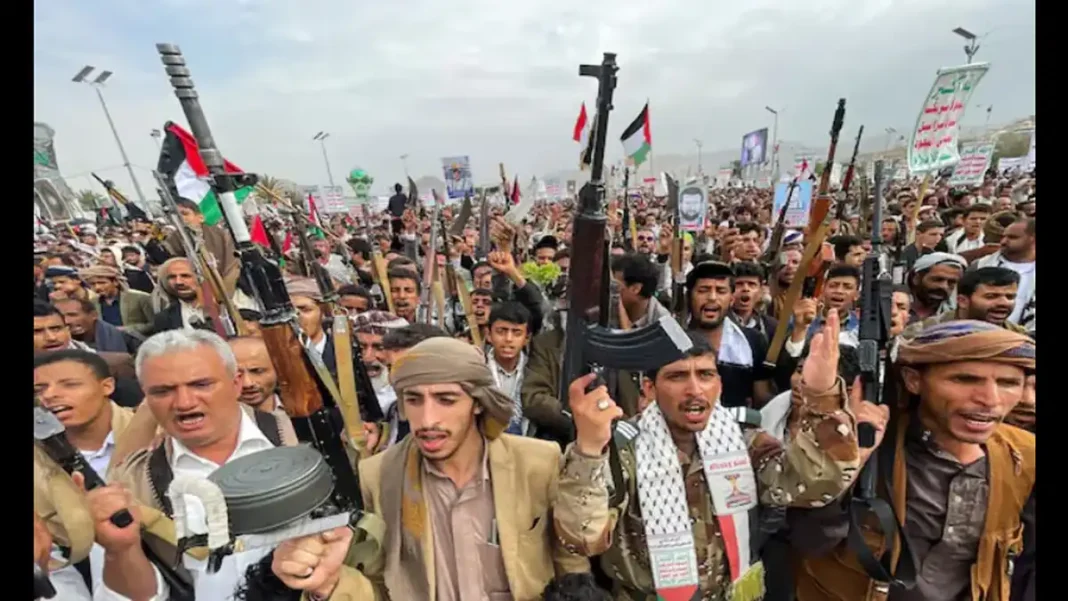Houthi Missile Strike Hits Shabwa Camp Shabwa missile strike October 2026 - Houthi rally