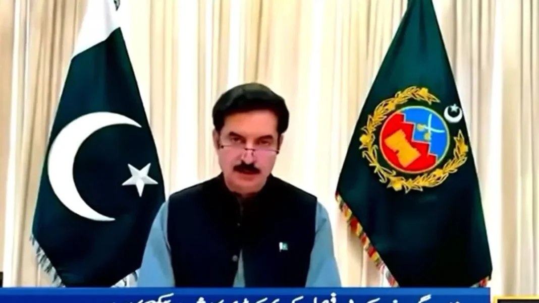 KP Governor raises police martyrs’ compensation to Rs35m, replaces plots with cash KP police welfare scheme: KP Governor Faisal Karim Kundi at a press conference in Peshawar