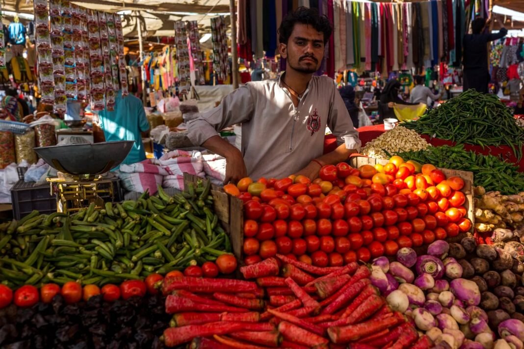 Short-term inflation climbs to 11.97pc as weekly prices stay in double digits A vegetable vendor at a market in Pakistan. Short-term inflation in Pakistan rose to 11.97pc year-on-year, PBS data showed on Friday.