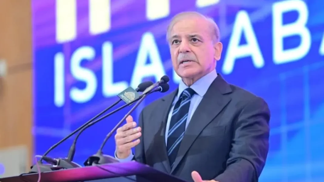 PM Shehbaz Inaugurates Daanish IT Park, Vows Transparent Bidding for Operations PM Shehbaz Sharif speaking at the Daanish IT Park inauguration in Islamabad