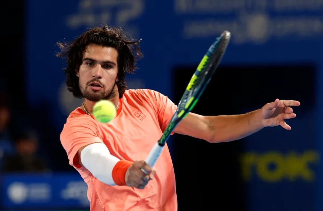 Alcaraz Battles Past Munar to Reach Japan Open Final in Tokyo Carlos Alcaraz in action in Tokyo ahead of the Alcaraz Japan Open final