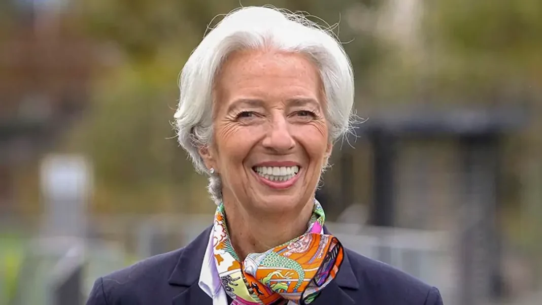 Lagarde Leaves ECB in February 2027 Christine Lagarde smiling outdoors — Lagarde leaves ECB