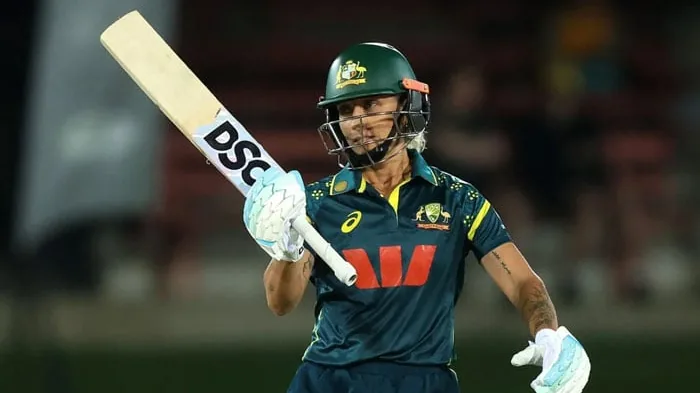 Gardner’s 84 Powers Australia Past New Zealand to Seal T20I Series Australia New Zealand second T20I Gardner - Gardner celebrates her half-century