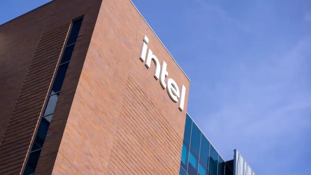 Intel Shares Crash 28.6% in Worst Day Since 1974 An Intel building sign, as the Intel shares crash wipes out more than $140 billion in value
