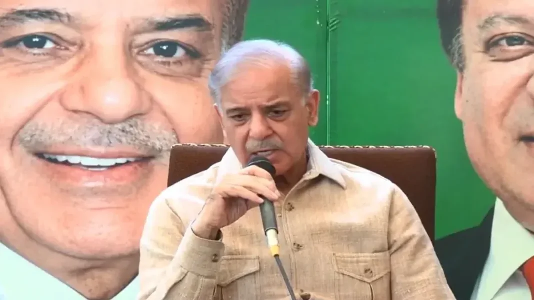 KP emergency Shehbaz Sharif: Centre was compelled to act, PM says KP emergency Shehbaz Sharif — PM Shehbaz Sharif speaking during his Gujranwala visit