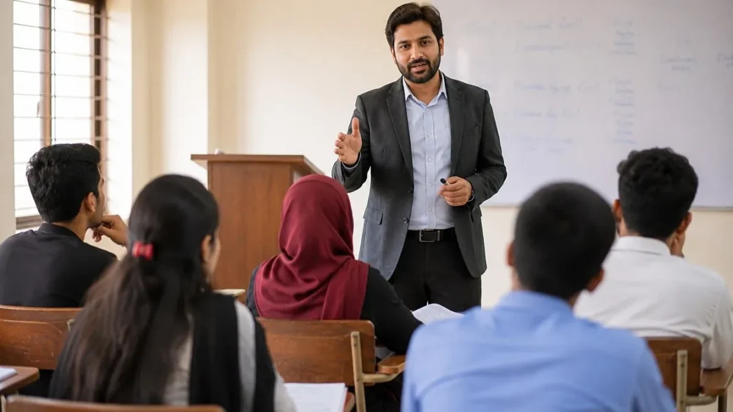 Punjab CTI Tentative Merit List 2026 Released Punjab CTI merit list 2026: teacher addressing college students