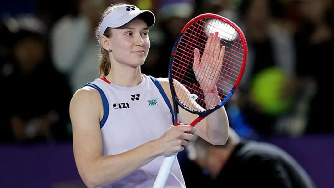 Rybakina Beats Shnaider to Reach Ningbo Final Rybakina Ningbo final: Rybakina celebrates her semi-final win