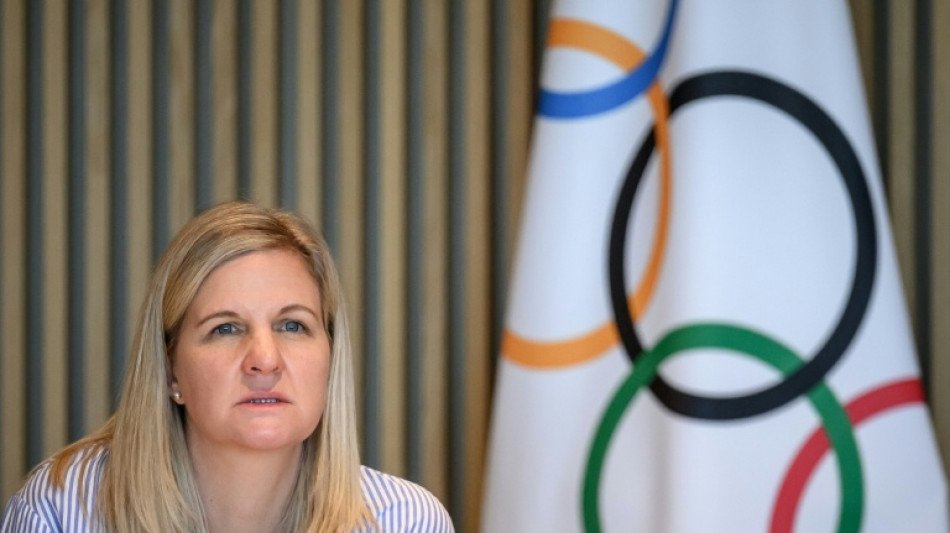 Seven Countries, Including India and Qatar, Vying to Host 2036 Olympics, Says IOC IOC President Kirsty Coventry before the Olympic rings as seven countries enter the 2036 Olympics hosting race