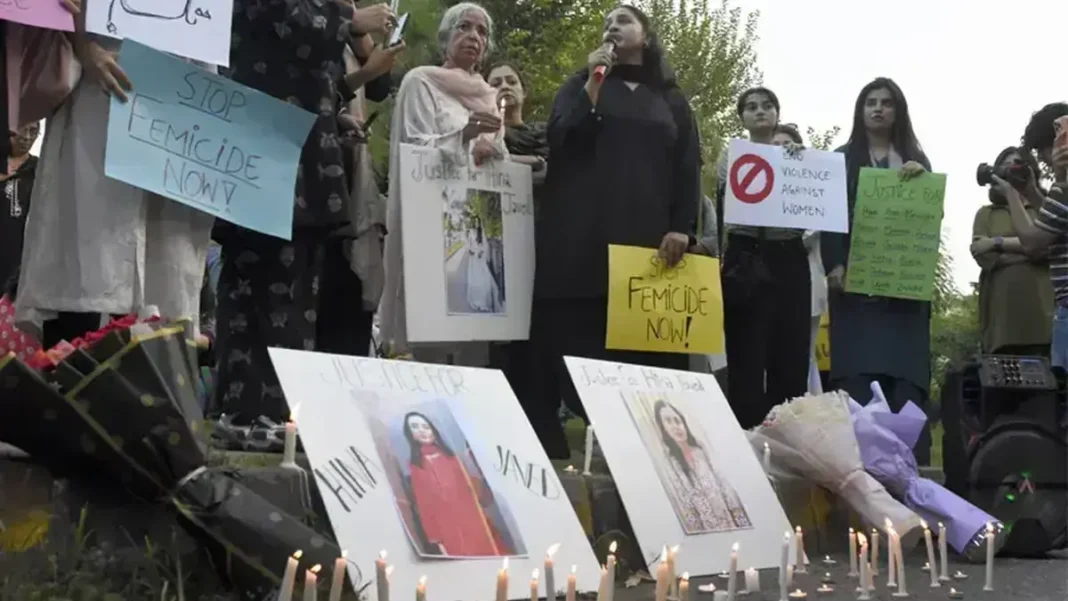 Hina Javed case: DNA samples match domestic worker and husband, report says Hina Javed case: demonstrators hold a candlelight vigil demanding justice for Hina Javed