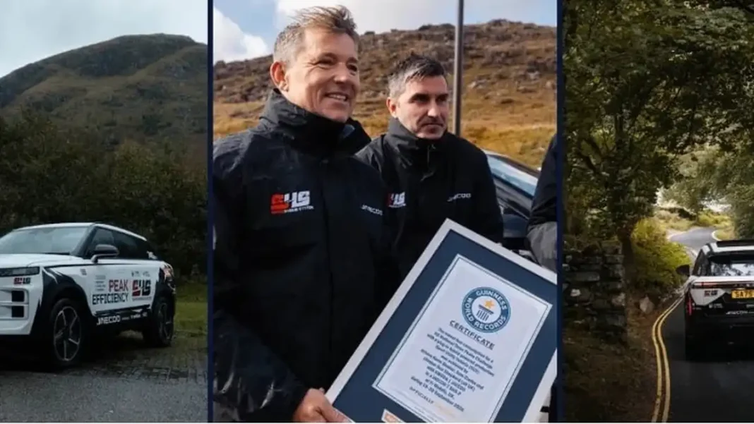 JAECOO 7 Sets Fuel Record in UK Three Peaks Challenge