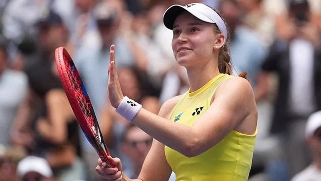 Rybakina Clinches Year-End World No. 1 in Tokyo Elena Rybakina celebrates a win — Rybakina year-end world No. 1