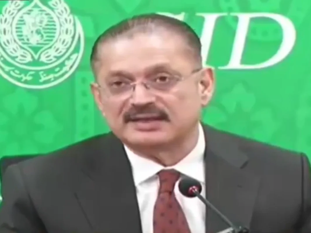 Sharjeel Memon accuses K-P CM of ‘sabotaging’ govt-PTI talks Sharjeel Memon on govt-PTI talks at a Karachi press conference