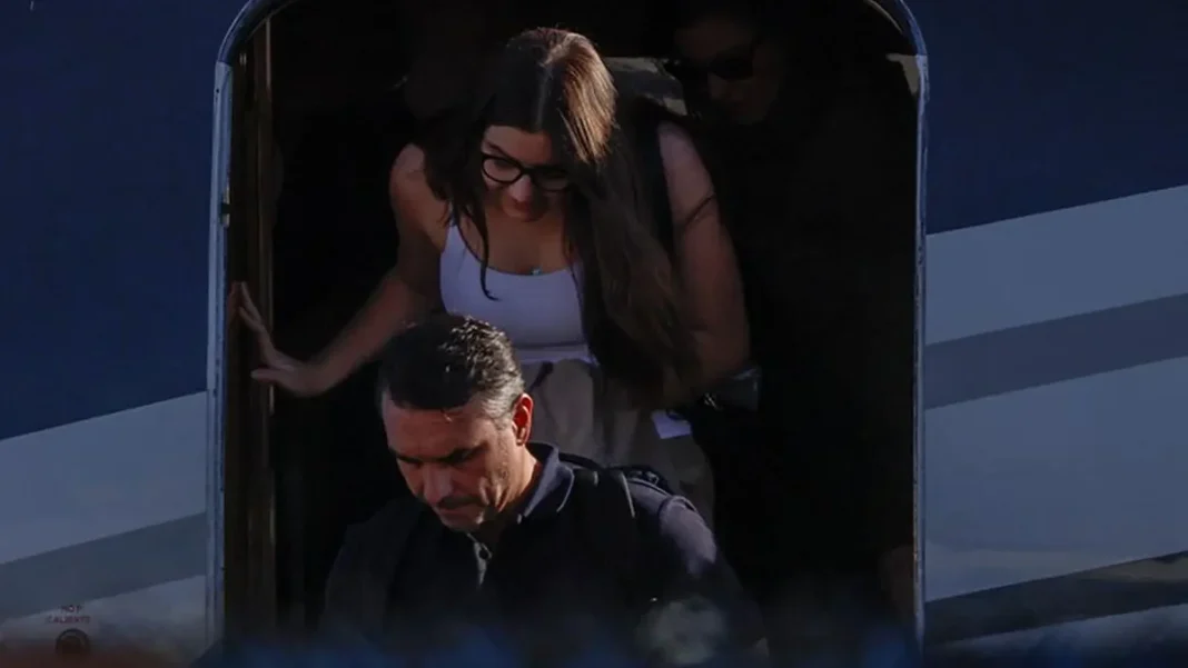 Flavio Bolsonaro Lands in Miami After Trump Offer Flavio Bolsonaro and family disembark from a private jet at Miami's Opa-Locka airport - Flavio Bolsonaro lands in Miami