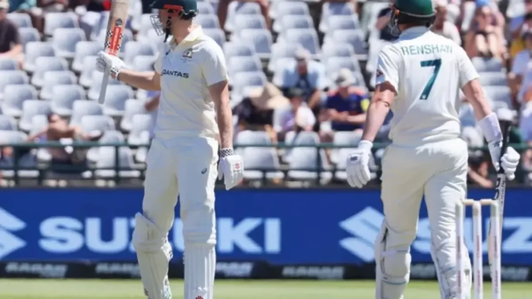 Renshaw, Green Lead Australia Fightback at Newlands