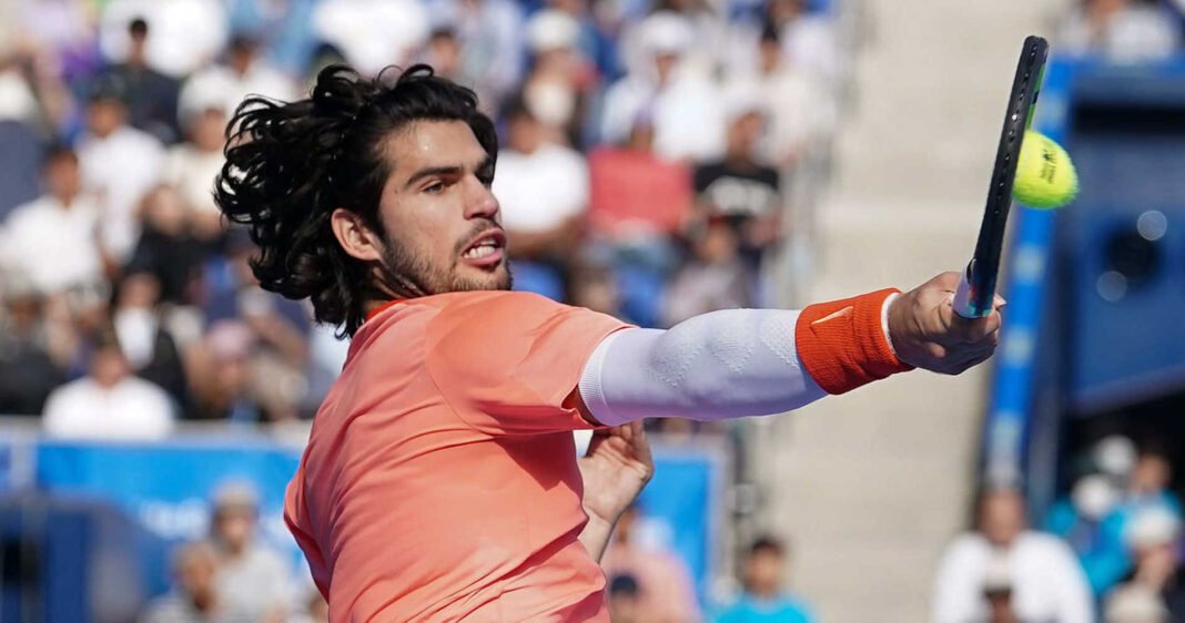 Alcaraz Reaches Japan Open Semi-Final After Injured Shapovalov Retires Alcaraz Japan Open: the defending champion in action in Tokyo before reaching the semi-finals