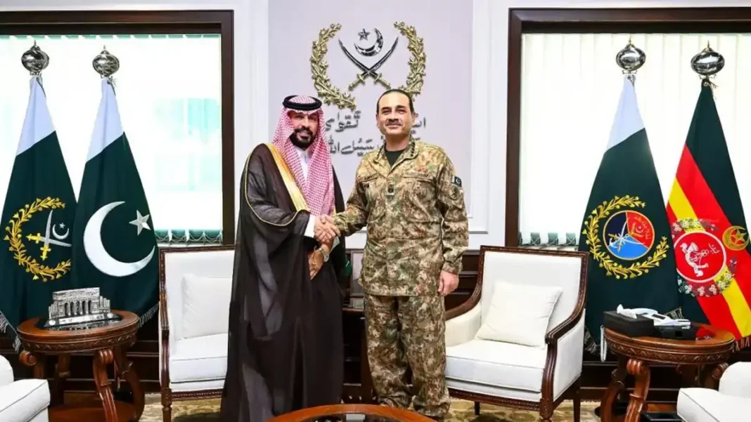 CDF Munir Meets Saudi Envoy on Makkah Pact CDF Munir Saudi envoy Makkah pact - Munir with Saudi envoy