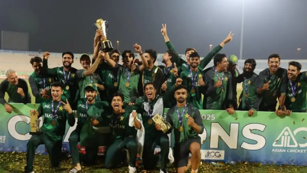 Pakistan A to Face India A on November 22 as Asia Cup Rising Stars 2026 Schedule Announced Asia Cup Rising Stars 2026: Pakistan A players celebrate a title win