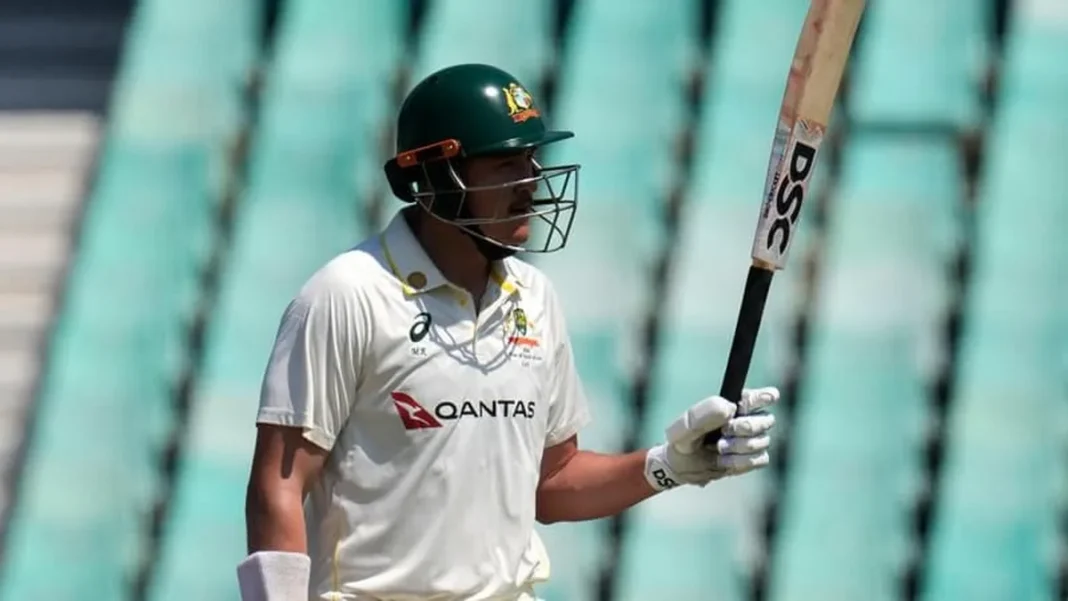 Renshaw Hits 82 as Australia Set South Africa 421 to Win Durban Test Australia set South Africa 421: Nic Maddinson raises his bat during day four of the first Test at Kingsmead in Durban