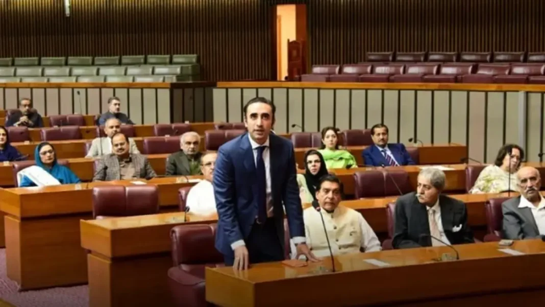 Bilawal Urges Opposition to Rejoin Committees Bilawal Bhutto-Zardari speaking in the National Assembly — Bilawal urges opposition